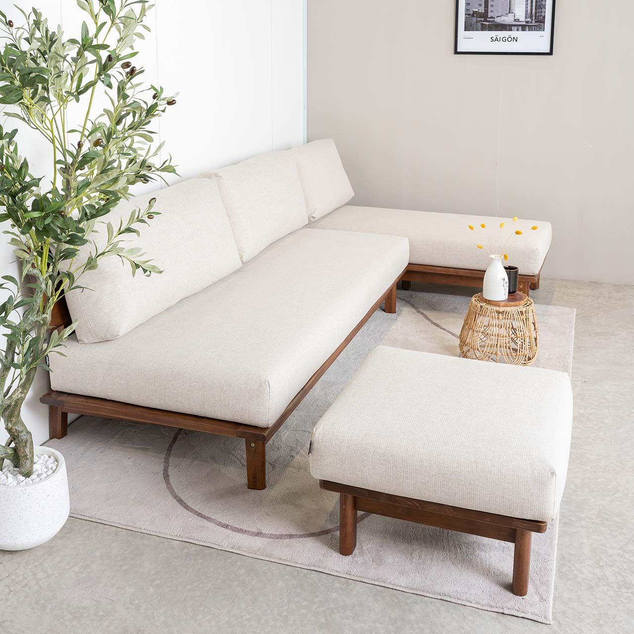 Sofa gỗ tràm Mua Bán sản xuất thi công Sofa gỗ tự nhiên Tuy Hoà Phú Yên (1)